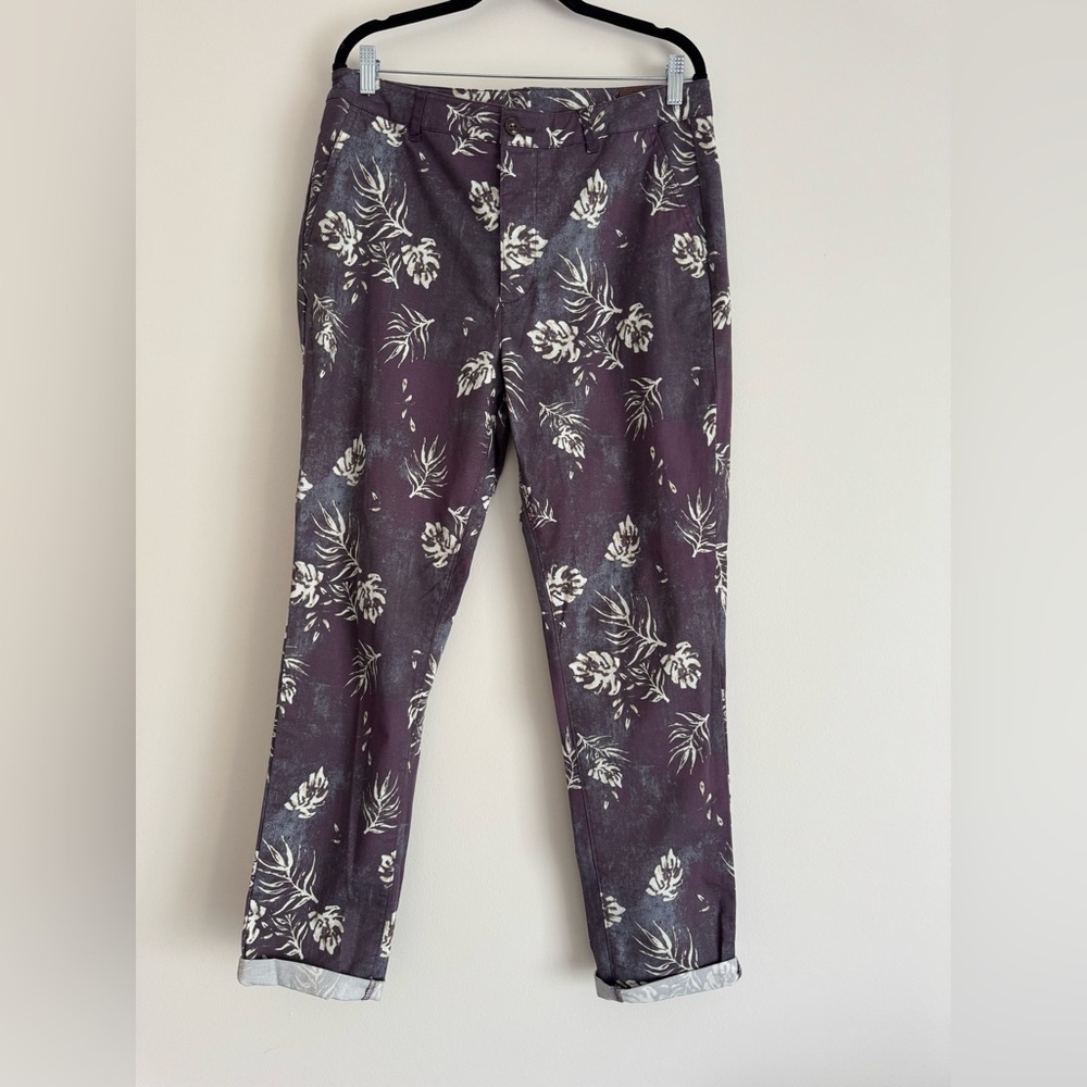 ASOS Floral Print Purple Pants